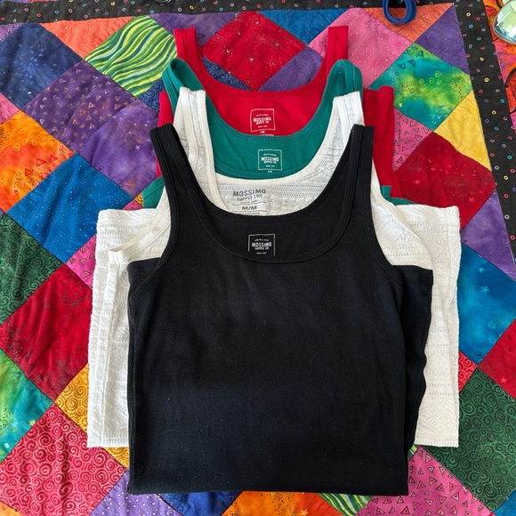 Mossimo Supply Co. Tank Tops in Green, Red, Black & White - Picture 2 of 6